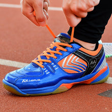 Load image into Gallery viewer, Zapatos de bádminton para mujer, zapatillas deportivas para hombre, tenis, balonvolea, raquetball, zapatos de entrenamiento funcional para niños, par, gimnasio, Jogging
