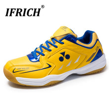 Load image into Gallery viewer, Raqueta de bádminton, zapatos de Squash para mujeres, hombres, zapatillas de cancha, voleibol, tenis de mesa, Pickleball, entrenamiento, niños, calzado deportivo
