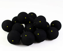 Load image into Gallery viewer, 2 unids/lote uno amarillo punto puntos 39mm Racquetball Squash baja velocidad pelota de goma de formación avanzada para jugador profesional.
