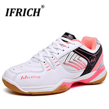 Load image into Gallery viewer, Zapatos de bádminton para mujer, zapatillas deportivas para hombre, tenis, balonvolea, raquetball, zapatos de entrenamiento funcional para niños, par, gimnasio, Jogging
