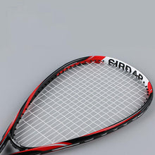 Load image into Gallery viewer, Raqueta de Squash de carbono compuesto, raqueta de Fitness, pelota de squash para Junior con pelota de entrenamiento de pared * 1 y bolsa de cuerda * 1
