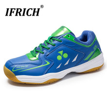 Load image into Gallery viewer, Raqueta de bádminton, zapatos de Squash para mujeres, hombres, zapatillas de cancha, voleibol, tenis de mesa, Pickleball, entrenamiento, niños, calzado deportivo

