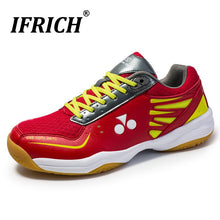 Load image into Gallery viewer, Raqueta de bádminton, zapatos de Squash para mujeres, hombres, zapatillas de cancha, voleibol, tenis de mesa, Pickleball, entrenamiento, niños, calzado deportivo
